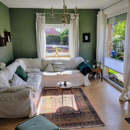 Ferienwohnung Haus Papenburg Garten Parkplatz Nordsee Exteriör bild